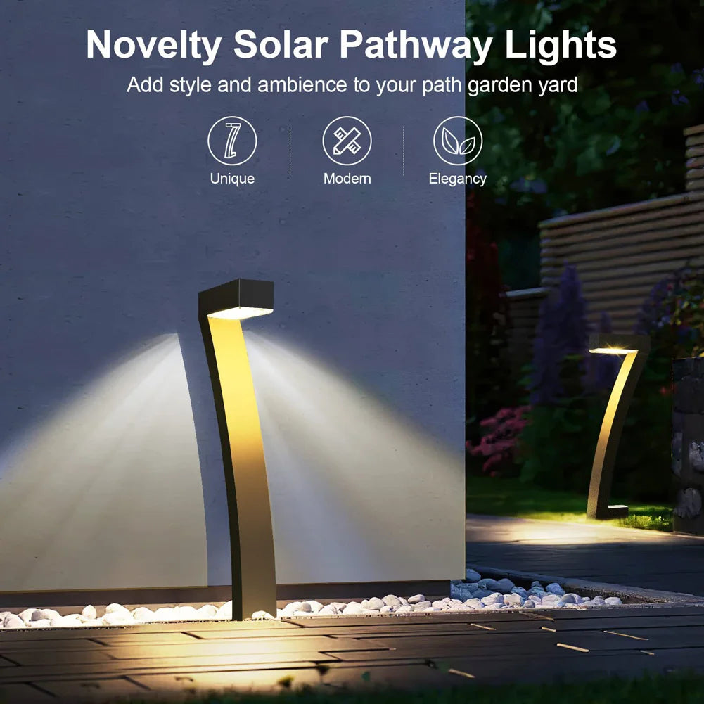 SET 4 LAMPI SOLARE PENTRU GRADINA,DESIGN INOVATOR,REZISTENTA IN TIMP