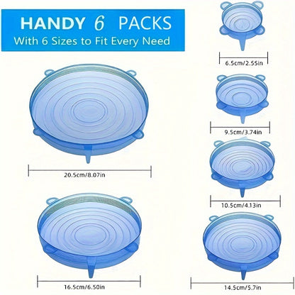 Set 6 Capace din Silicon